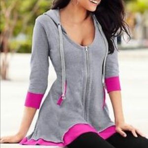 NWOT Venus Hooded Zip Up Sweatshirt